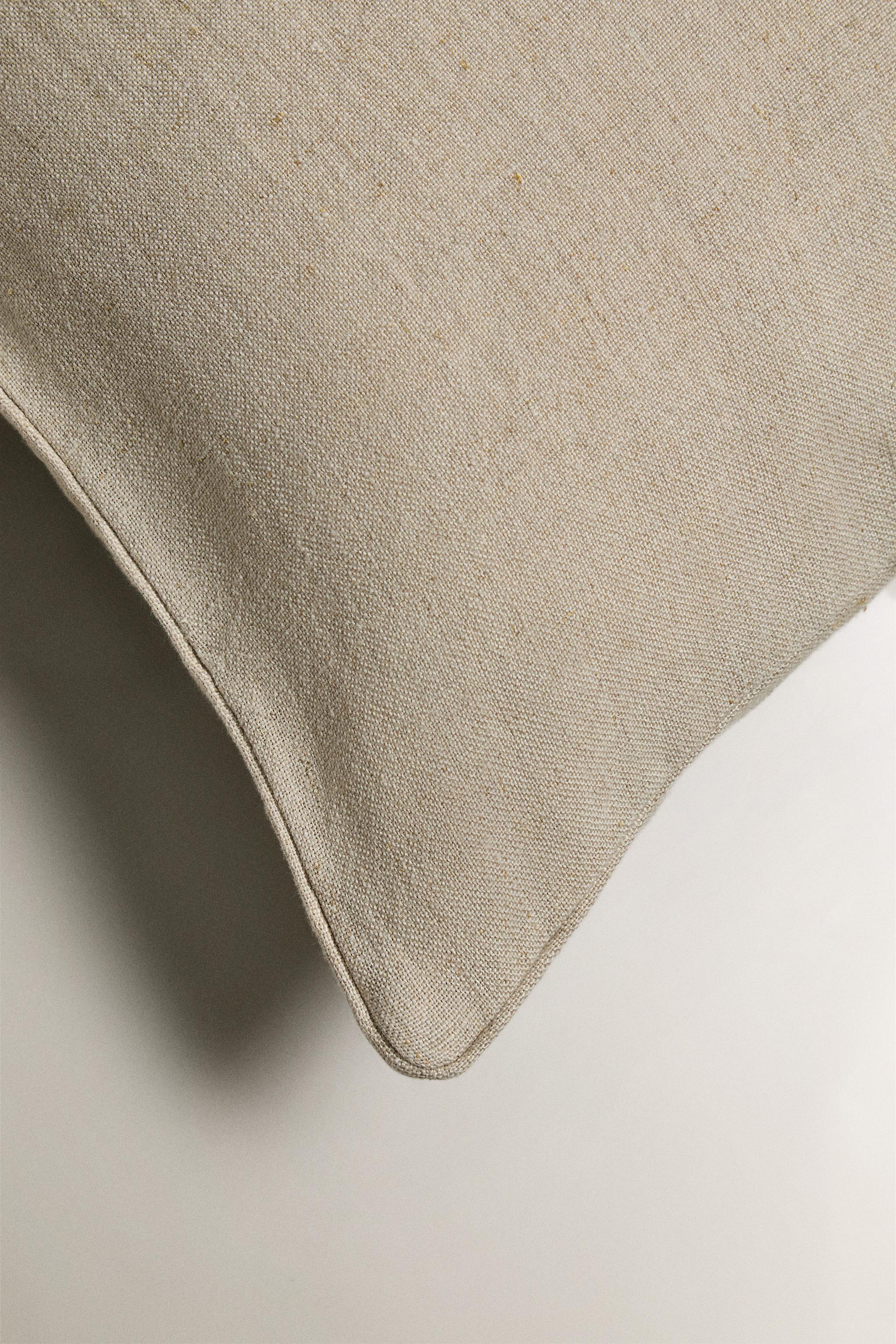 LINEN THROW PILLOW COVER